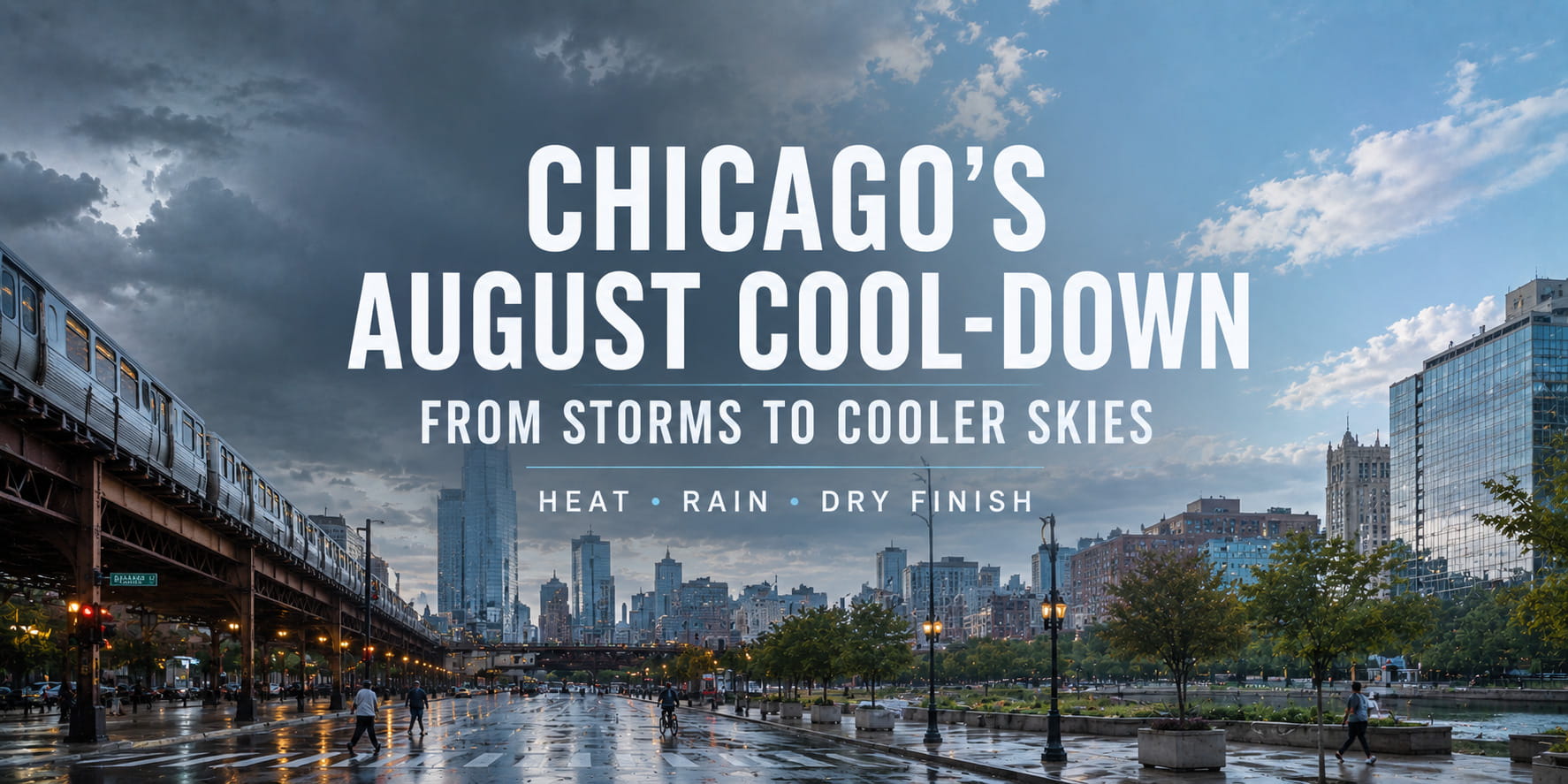 Chicago's August Cool-Down: Heat, Rain, and a Dry Finish