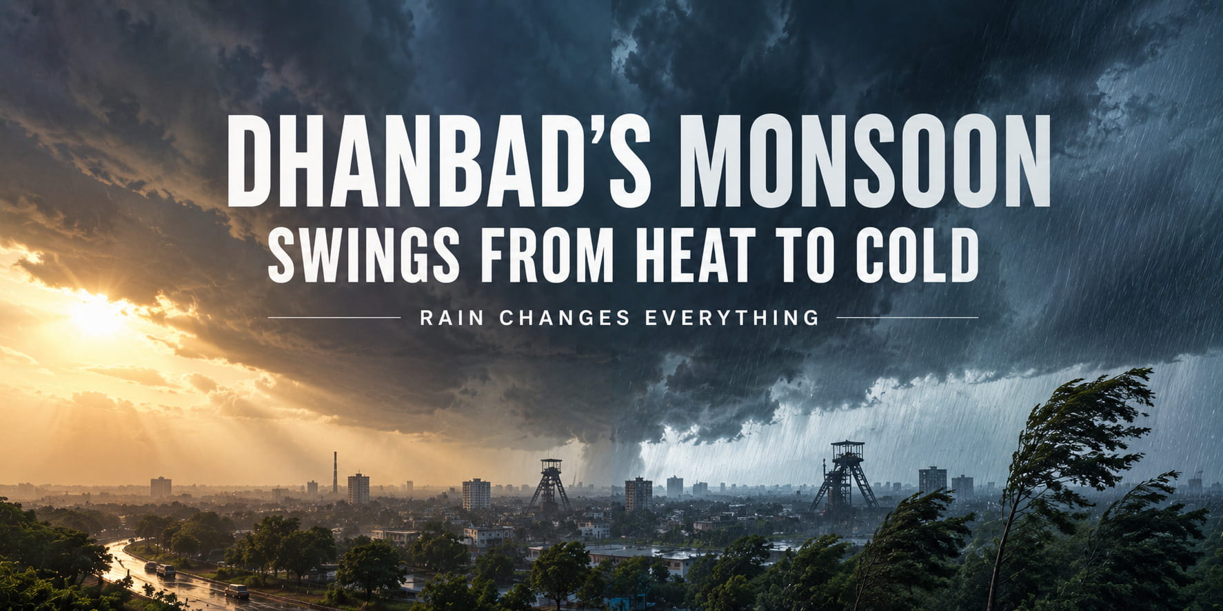 Dhanbad's Monsoon Swings: Heat, Rain, and a Sharp Cold Snap
