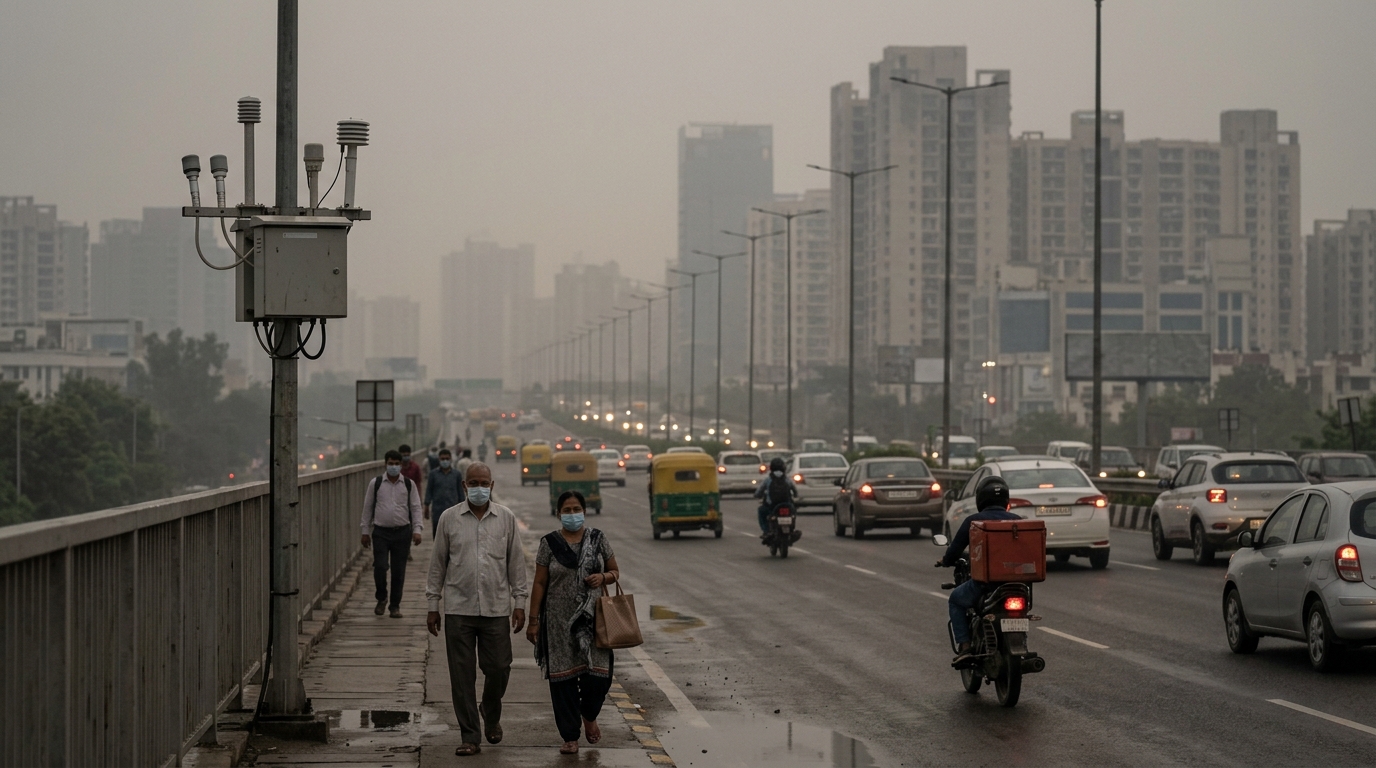 Gurgaon's Air Grew Steadily Worse Through Monsoon 2026