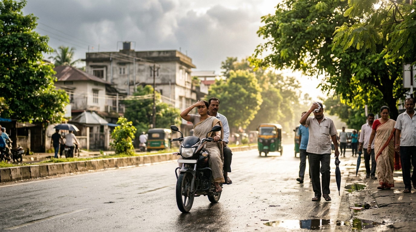 Guwahati's Monsoon Grip Loosens as Daytime Heat Climbs