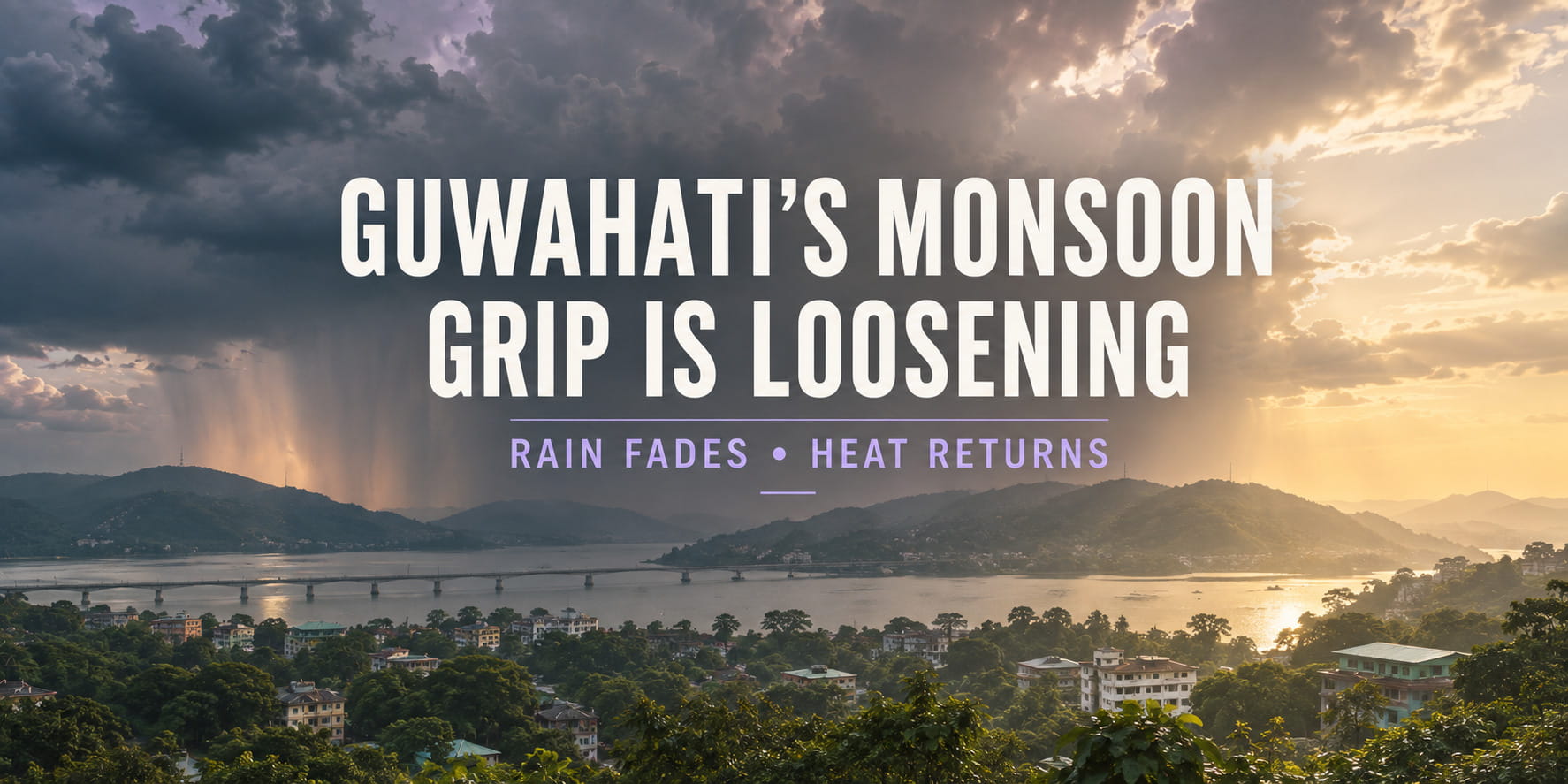 Guwahati's Monsoon Grip Loosens as Daytime Heat Climbs