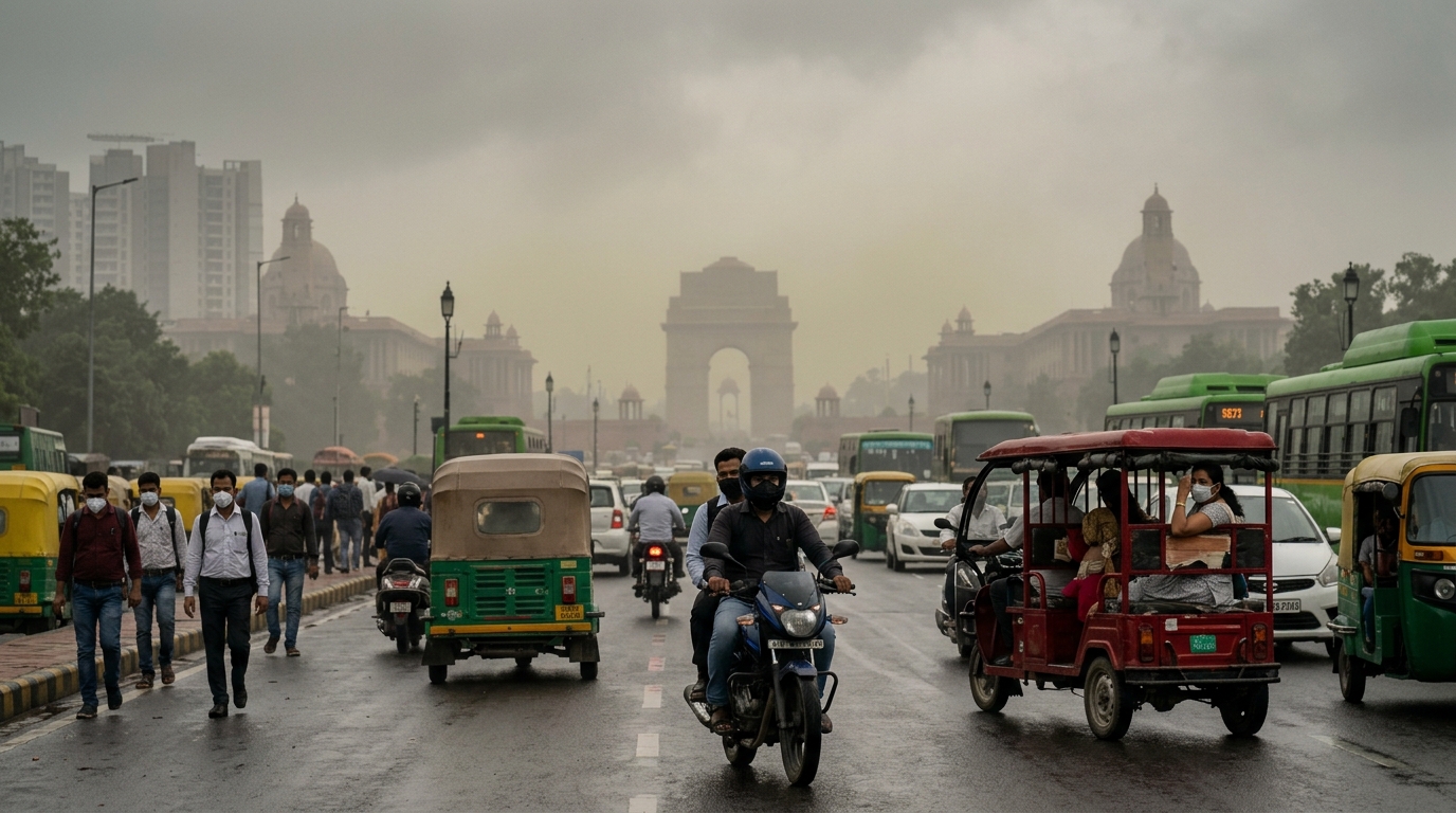 New Delhi's Monsoon Air: From 69 to 166 AQI in Days