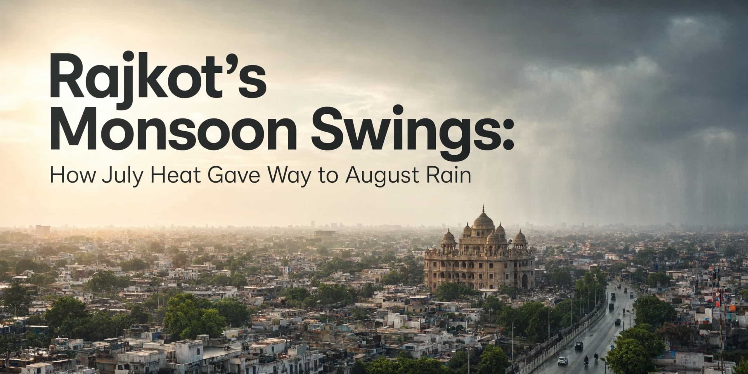Rajkot's Monsoon Swings: How July Heat Gave Way to August Rain
